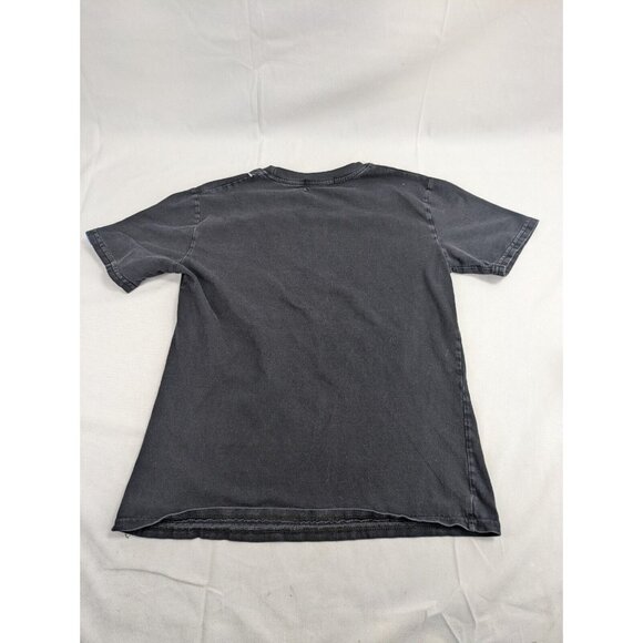 Adidas‎ Trefoil Graffiti Style T-Shirt Women’s Small Black Cotton Vintage - Picture 11 of 12